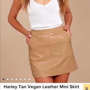 COPY - Vegan Leather Miniskirt
